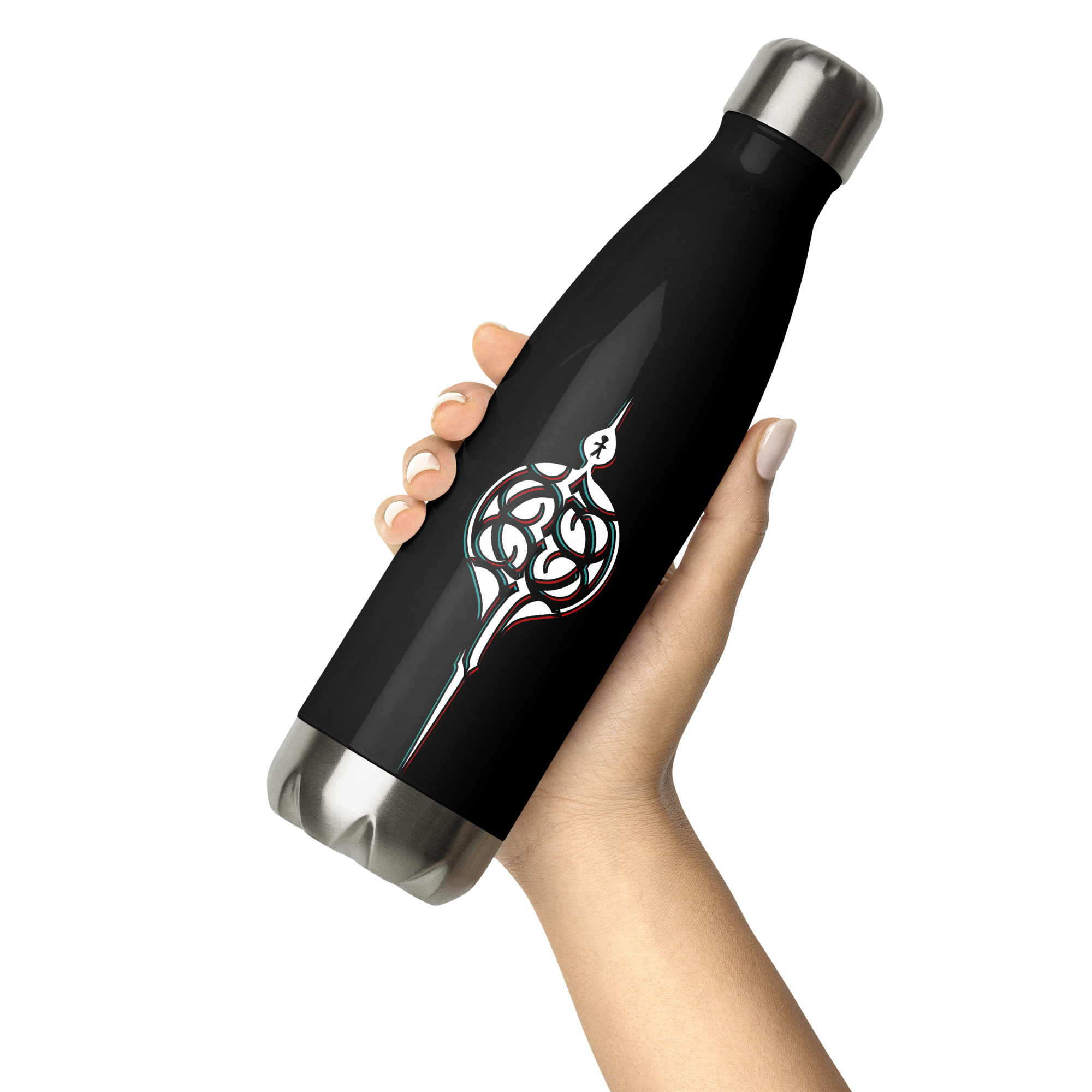 This is a Dredge waterbottle. Harken to the depths with our Symbol of the Deep water bottle, great for staying refreshed on long voyages.