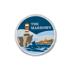 The Marrows woven 8cm diameter patch from DREDGE game